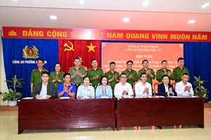 Công an phường Kiến An: Triển khai Quy chế phối hợp bảo đảm an ninh, trật tự và phòng, chống các loại tội phạm