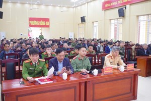 Phường Hồng An tổ chức hội nghị tuyên truyền pháp luật, phòng chống tội phạm lừa đảo trên không gian mạng
