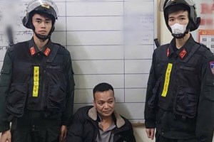 Bắt tạm giam đối tượng điều khiển xe mô tô đâm vào cán bộ Cảnh sát giao thông