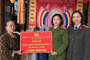Chi hội Phụ nữ Công an phường Đông Hải lan tỏa tinh thần tương thân tương ái