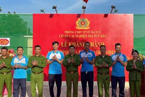 Cơ sở cai nghiện ma túy số 1: Đưa công trình “Sân thể thao thân thiện” vào hoạt động