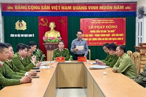 Công an Đặc khu Bạch Long Vĩ phát động phong trào thi đua “Ba nhất” – Xây dựng lực lượng kỷ luật, trung thành, gần dân