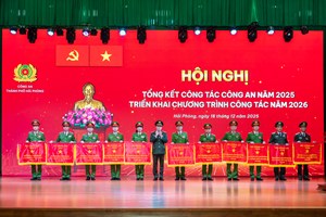 Công an Hải Phòng quyết tâm hoàn thành xuất sắc mục tiêu ba tốt “ANTT tốt nhất, góp phần phát triển đất nước tốt nhất, phục vụ Nhân dân tốt nhất”