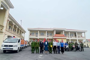 Công an các phường, xã, đặc khu hưởng ứng đợt ra quân tấn công, trấn áp tội phạm