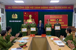 Công an đặc khu Bạch Long Vĩ tổng kết công tác năm 2025, triển khai chương trình công tác năm 2026