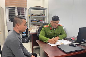 Công an phường Dương Kinh: Vận động đối tượng trốn truy nã 7 năm ra đầu thú