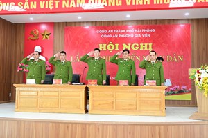 Công an phường Gia Viên đối thoại, lắng nghe ý kiến Nhân dân