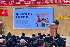 Công an phường Hải An tuyên truyền, phổ biến, giáo dục pháp luật cho chủ, đại diện 150 cơ sở lưu trú người nước ngoài