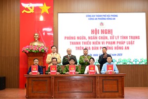 Công an phường Hồng An: Tổ chức phòng ngừa, ngăn chặn vi phạm pháp luật trong thanh, thiếu niên 