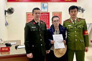 Công an phường Kiến An kịp thời hỗ trợ, giúp đỡ người dân đi lạc trở về với gia đình