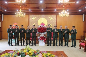 Công an thành phố chúc mừng 81 năm Ngày thành lập Quân đội nhân dân Việt Nam