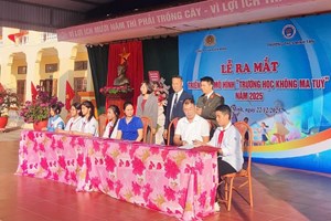 Công an xã Kiến Minh & Trường THCS Minh Tân: Ra mắt mô hình “Trường học không ma túy”