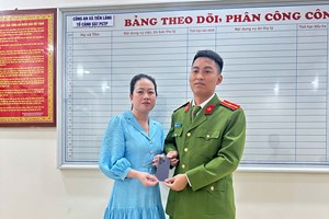 Công an xã Tiên Lãng nhanh chóng tìm lại tài sản cho người dân