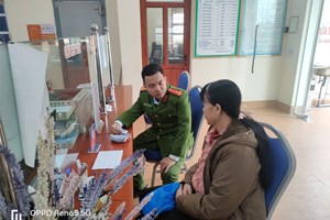 Công an xã Vĩnh Lại phối hợp Quỹ tín dụng nhân dân Quang Khải phát hiện, ngăn chặn việc công dân bị lừa đảo qua mạng xã hội