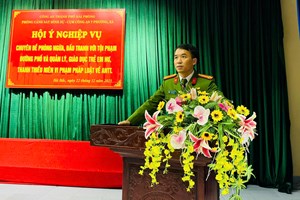 Hội ý nghiệp vụ tăng cường phòng ngừa, đấu tranh tội phạm đường phố tại phường Hà Bắc