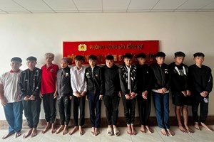 Lực lượng HP22 Công an thành phố: Phát hiện 02 trường hợp có dấu hiệu vi phạm và 14 đối tượng gây rối trật tự công cộng