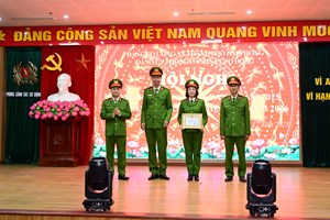 Phòng Cảnh sát cơ động Tổng kết công tác Đảng năm 2025