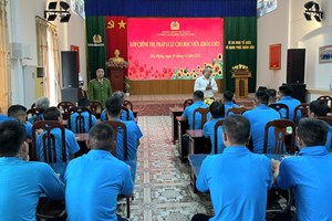 Tiếp tục mở lớp bồi dưỡng kiến thức chính trị, pháp luật về ma túy cho 100 học viên Cơ sở cai nghiện ma túy số 1