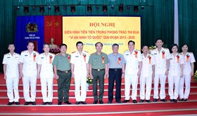 Biểu dương 56 tập thể và 106 cá nhân điển hình tiên tiến trong phong trào thi đua “Vì ANTQ” giai đoạn 2015-2020