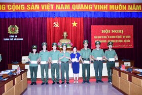 Giao ban thi đua “Vì ANTQ” quý 2 năm 2020 khối Tham mưu - Xây dựng lực lượng - Hậu cần