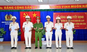 Phòng Cảnh sát Thi hành án hình sự và HTTP: Công bố Quyết định về thăng cấp bậc hàm, nâng lương