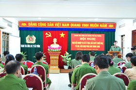 Thanh tra Công an thành phố: Tổ chức 27 cuộc thanh tra hành chính, chuyên đê