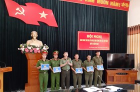 Cụm Công an xã, thị trấn (Công an huyện An Dương): Giao ban thi đua vì an ninh Tổ quốc quý 2