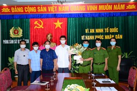 Cty TNHH MTV Xổ số Hải Phòng tặng quà động viên Đội Cảnh sát trật tự - phòng Quản lý hành chính về trật tự xã hội – CATP