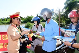 Hội phụ nữ Phòng Cảnh sát đường thủy với công tác phòng chống dịch bệnh Covid-19