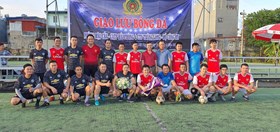 Giao lưu bóng đá giữa Phòng Hậu cần - CATP và Công ty TNHH MTV BCA - Thăng Long