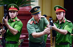 Thường xuyên tổ chức kiểm tra về chấp hành điều lệnh Công an nhân dân