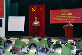 Công an các phường (quận Lê Chân) khám phá án đạt tỷ lệ 97%