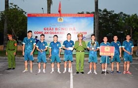 Công an quận Hải An: Bế mạc giải bóng đá nội bộ năm 2020