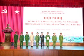 Công an quận Hồng Bàng triển khai chương trình công tác năm 2021 với 9 nhiệm vụ trọng tâm