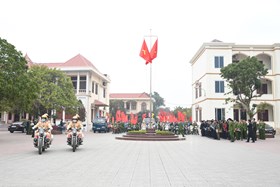 Ban chỉ đạo 799 huyện An Dương: Triển khai công tác năm 2021, ra quân đảm bảo trật tự an toàn giao thông, vận động thu hồi VK-VLN-CCHT