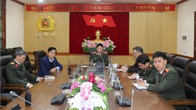 Thứ trưởng Bùi Văn Nam kiểm tra công tác bảo đảm an ninh, trật tự Đại hội lần thứ XIII của Đảng 