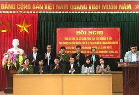 Xã Tú Sơn(Kiến Thụy): Sơ kết 2 năm thực hiện mô hình liên kết bảo đảm an ninh trật tự