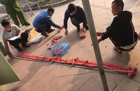 Khởi tố đối tượng sản xuất trái phép 21,1 kg pháo tại huyện Tiên Lãng