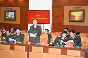 Tham mưu hoàn thiện hệ thống văn bản quy phạm pháp luật về an ninh trật tự