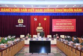 Giao ban trực tuyến Ban Chỉ đạo xây dựng Cơ sở dữ liệu quốc gia về dân cư