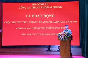 Phát động cuộc thi viết trên Chuyên đề An ninh Hải Phòng năm 2021 “Công an xã - Những tấm gương sáng đẹp”