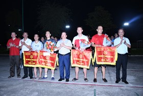 Phòng Cảnh sát PCCC và CNCH tổ chức Giải bóng đá tứ hùng