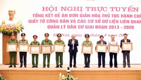 Tổng kết đề án 896: Sẵn sàng kết nối, chia sẻ Cơ sở dữ liệu Quốc gia về dân cư với các Bộ, ngành, phục vụ xây dụng Chính phủ điện tử