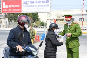 Thành lập Chốt kiểm soát dịch bệnh COVID-19 tại cầu Nghìn - QL.10 (huyện Vĩnh Bảo) từ 19 giờ 00 phút ngày 6/5/202
