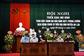 Xây dựng mô hình “Toàn dân tham gia bảo đảm ANTT, phòng, chống dịch Covid-19”