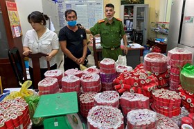 Công an huyện An Lão: Bắt giữ đối tượng mua bán, sử dụng trái phép chất ma túy và tàng trữ 337,5 kg pháo