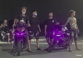 Đội CSGT-TT Công an quận Hồng Bàng: Xử lý các đối tượng điều khiển xe mô tô lạng lách, đánh võng