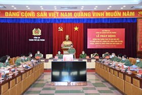 Công an thành phố: Hưởng ứng phong trào thi đua đặc biệt “Cả nước đoàn kết, chung sức, đồng lòng thi đua phòng, chống và chiến thắng đại dịch Covid-19”