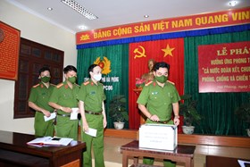 Hưởng ứng phong trào thi đua đặc biệt: “Cả nước đoàn kết, chung sức đồng lòng thi đua phòng, chống và chiến thắng đại dịch Covid – 19”