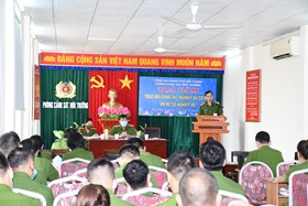 Phòng Cảnh sát môi trường: Tổ chức tọa đàm nghiệp vụ và hồ sơ 